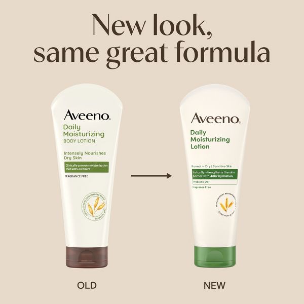 Aveeno Daily Moisturizing Lotion For Dry Skin - Fragrance Free - 8oz