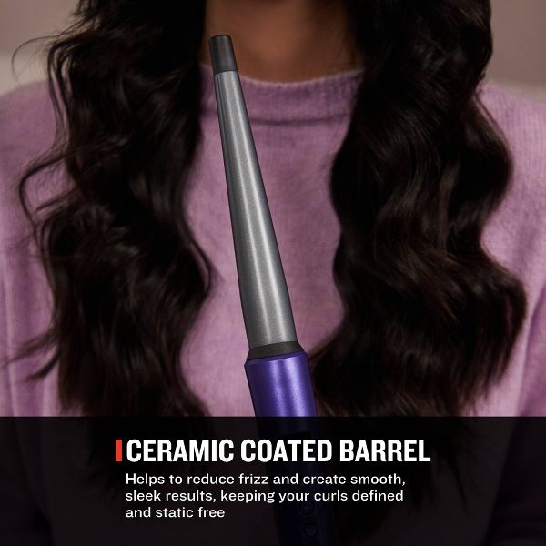 Remington Gloss Tapered Curling Wand - 0.5"-1.5"