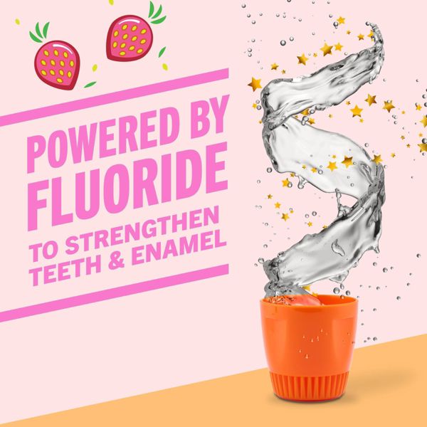 TheraBreath Kids' Fluoride Mouthwash - Strawberry Splash - 10 fl oz