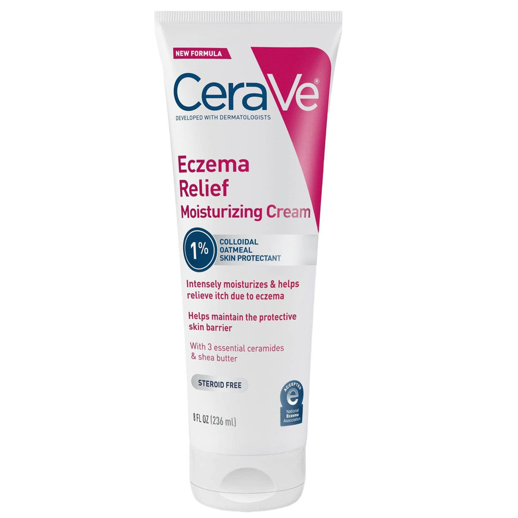 CeraVe Eczema Relief Cream with 1% Colloidal Oatmeal Skin Protectant - 8 fl oz