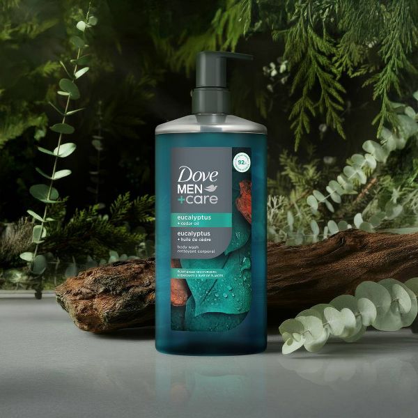 Dove Men+Care Relax Plant Based Body Wash - Eucalyptus & Cedar Oil - 26 fl oz