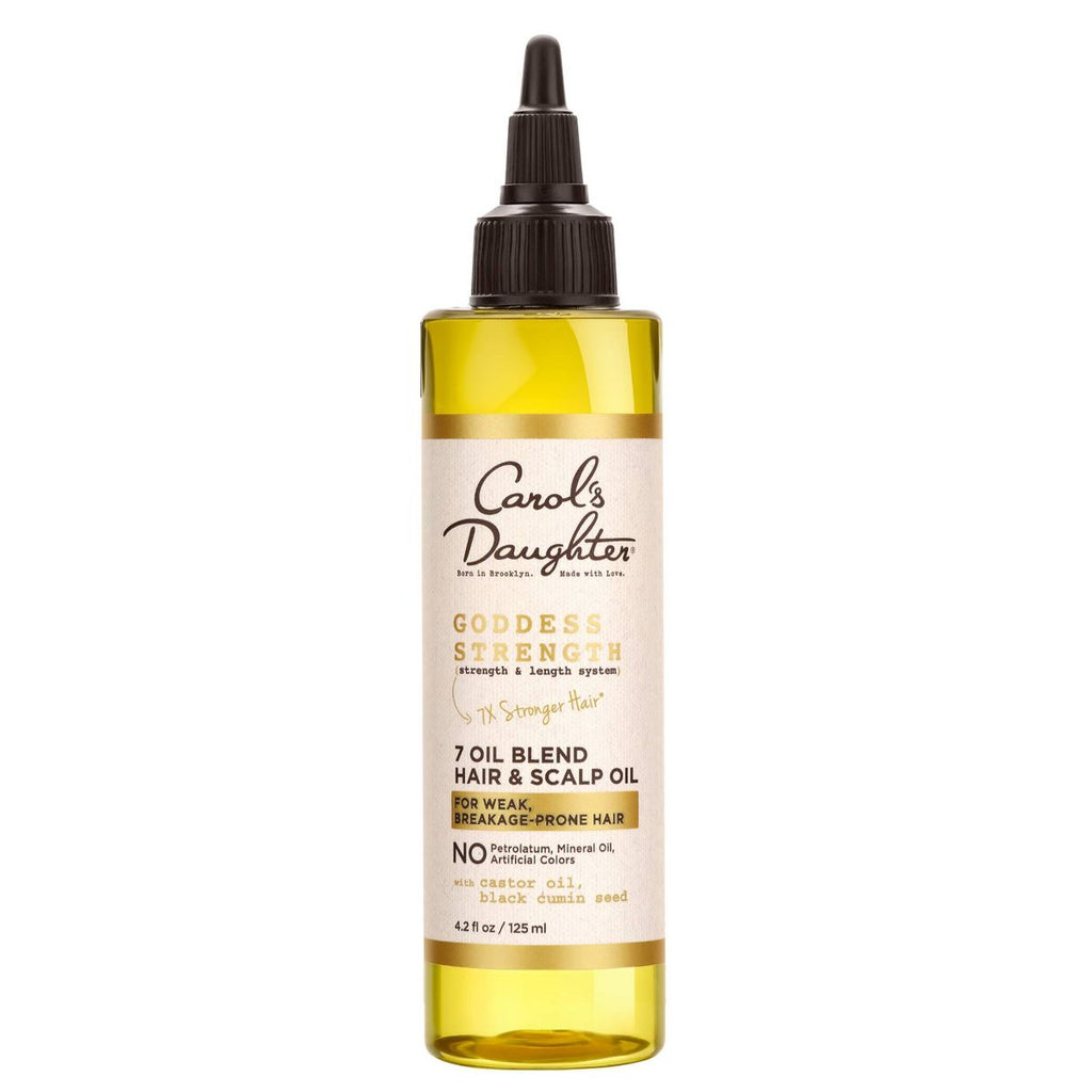 Carol's Daughter Goddess Strength Scalp Oil and Hair Oil Deep Treatment with Castor Oil for Breakage Prone Hair - 4.2 fl oz
