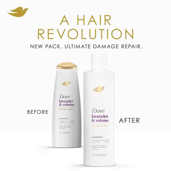 Dove Beauty Thickening Volume Lavender Shampoo - 12 fl oz