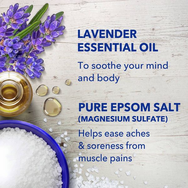 Dr Teal's Epsom Salt Magnesium Soak - Soothe & Sleep with Lavender - 3 lbs