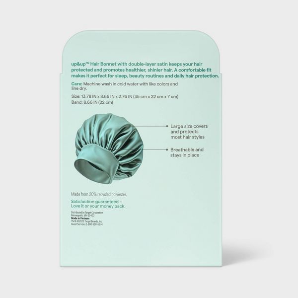 Up&Up Satin Sleep Hair Bonnet - up&up™