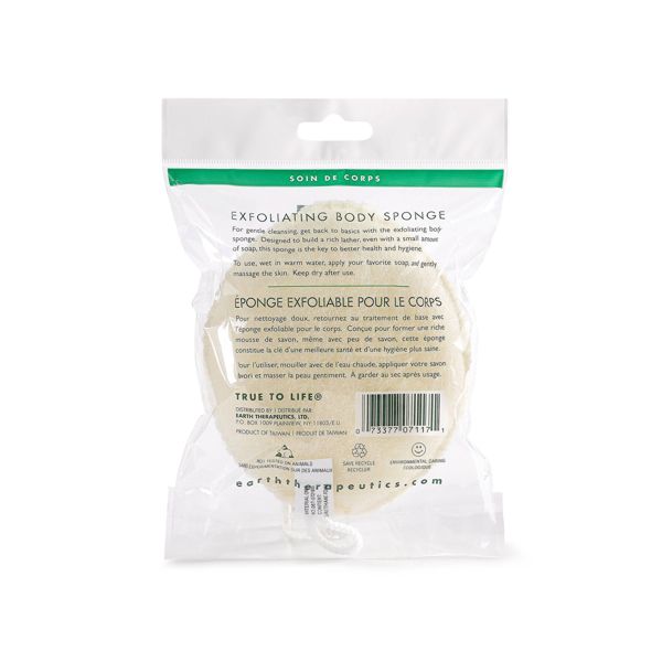 Earth Therapeutics Exfoliating Body Sponge - 1ct