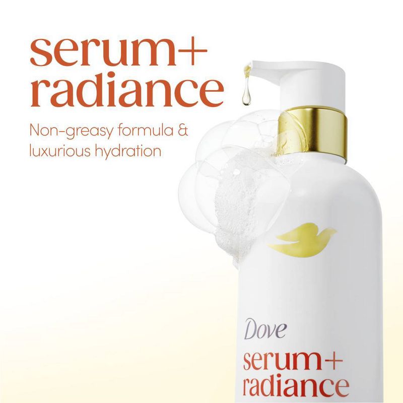 Dove Beauty Serum+Radiance Oil Body Wash - 50% Glycerin Serum - 15.3 fl oz