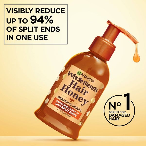Garnier Whole Blends Honey Treasures Hair Repairing Leave-In Serum - 5.1 fl oz