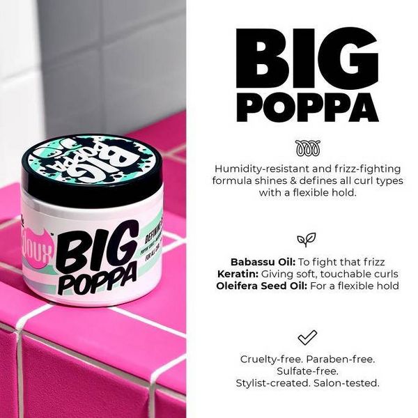 The Doux Big Poppa Curl Defining Gel - 16 oz