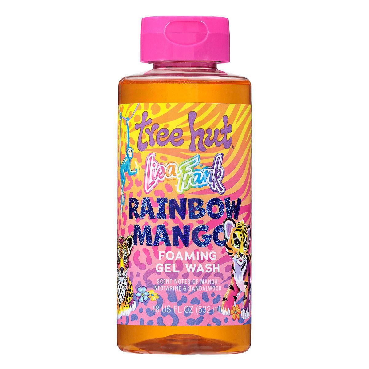 Tree Hut x Lisa Frank Rainbow Mango Foaming Gel Body Wash - 18oz