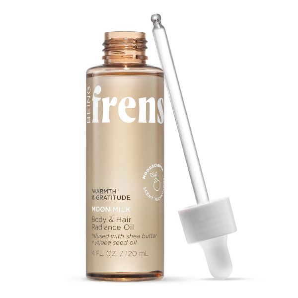Being Frenshe Moon Milk Body & Hair Oil with Shea Butter + Jojoba - 4oz