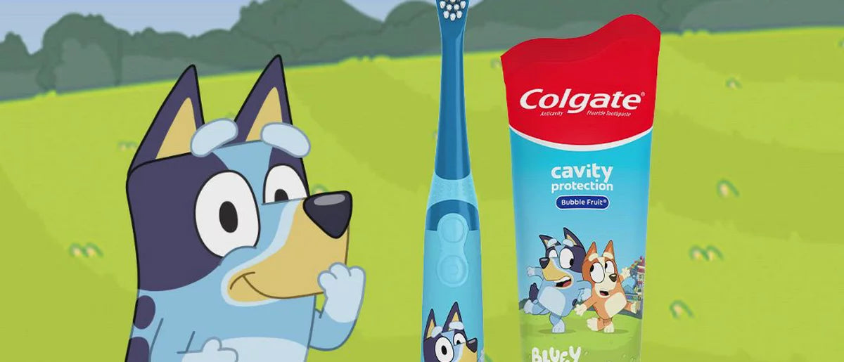 Colgate Kids Bluey Cavity Protection Toothpaste with Fluoride - Mild Bubble Fruit Flavor - 4.6oz