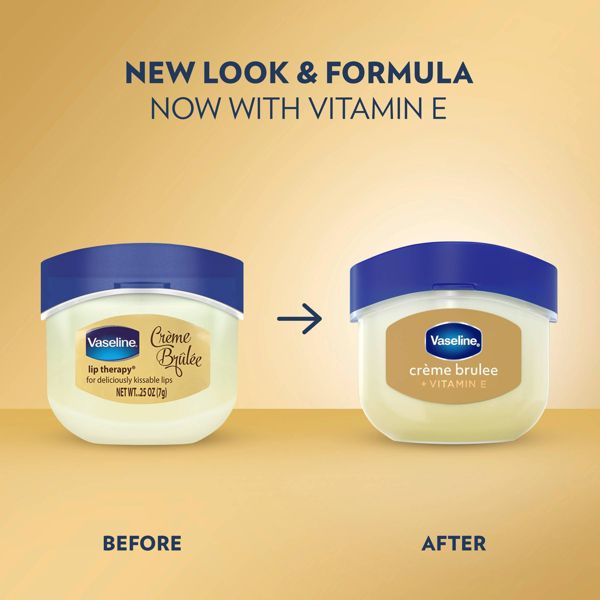 Vaseline Creme Brulee Cutie Lip Balm - .25oz