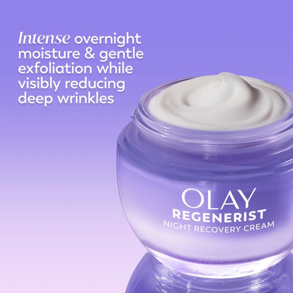 Olay Regenerist Face Cream Night Recovery Moisturizer - 1.7oz