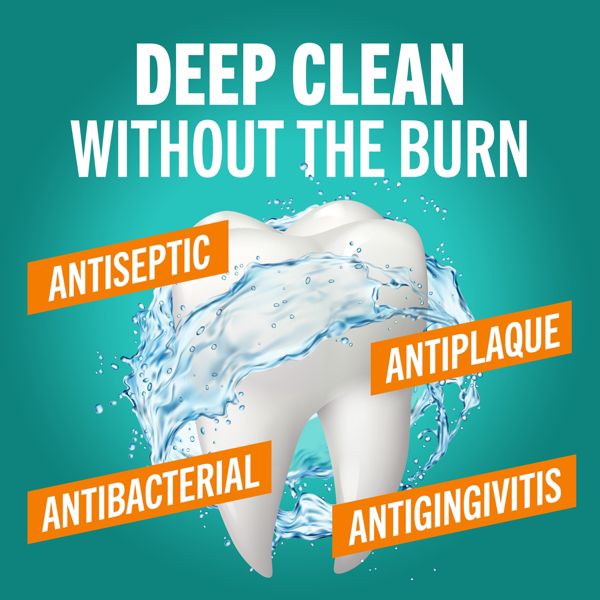TheraBreath Deep Clean Mouthwash - Fresh Mint - 16 fl oz
