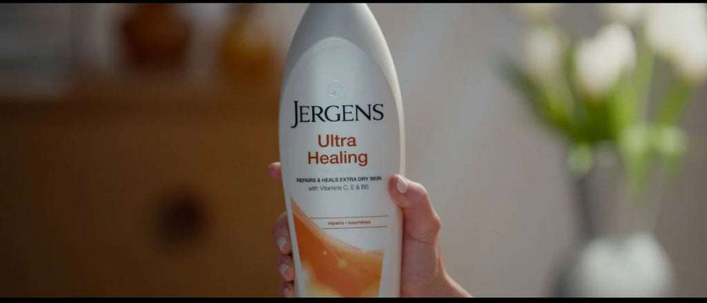 Jergens Ultra Healing Body Lotion Moisturizer for Dry Skin with Vitamins C, E and B5 - 10 fl oz