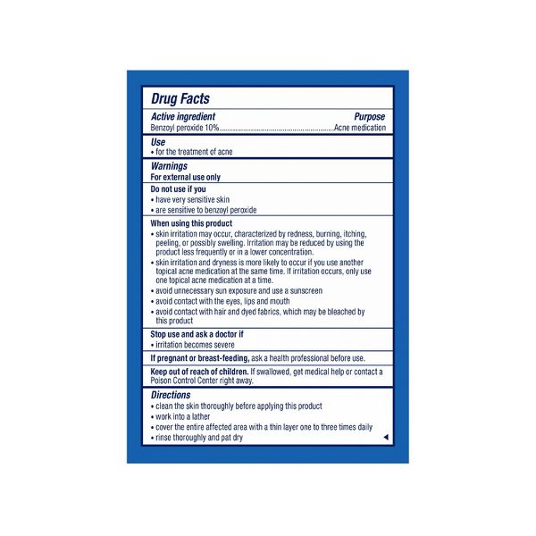 PanOxyl Acne Treatment Bar with 10% Benzoyl Peroxide - 4oz