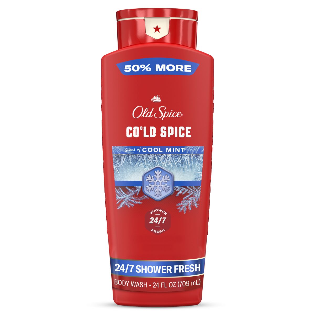 Old Spice Red Collection Men's Long-Lasting Fragrance Refreshing Clean Body Wash - Cold Spice Scent - 24 fl oz
