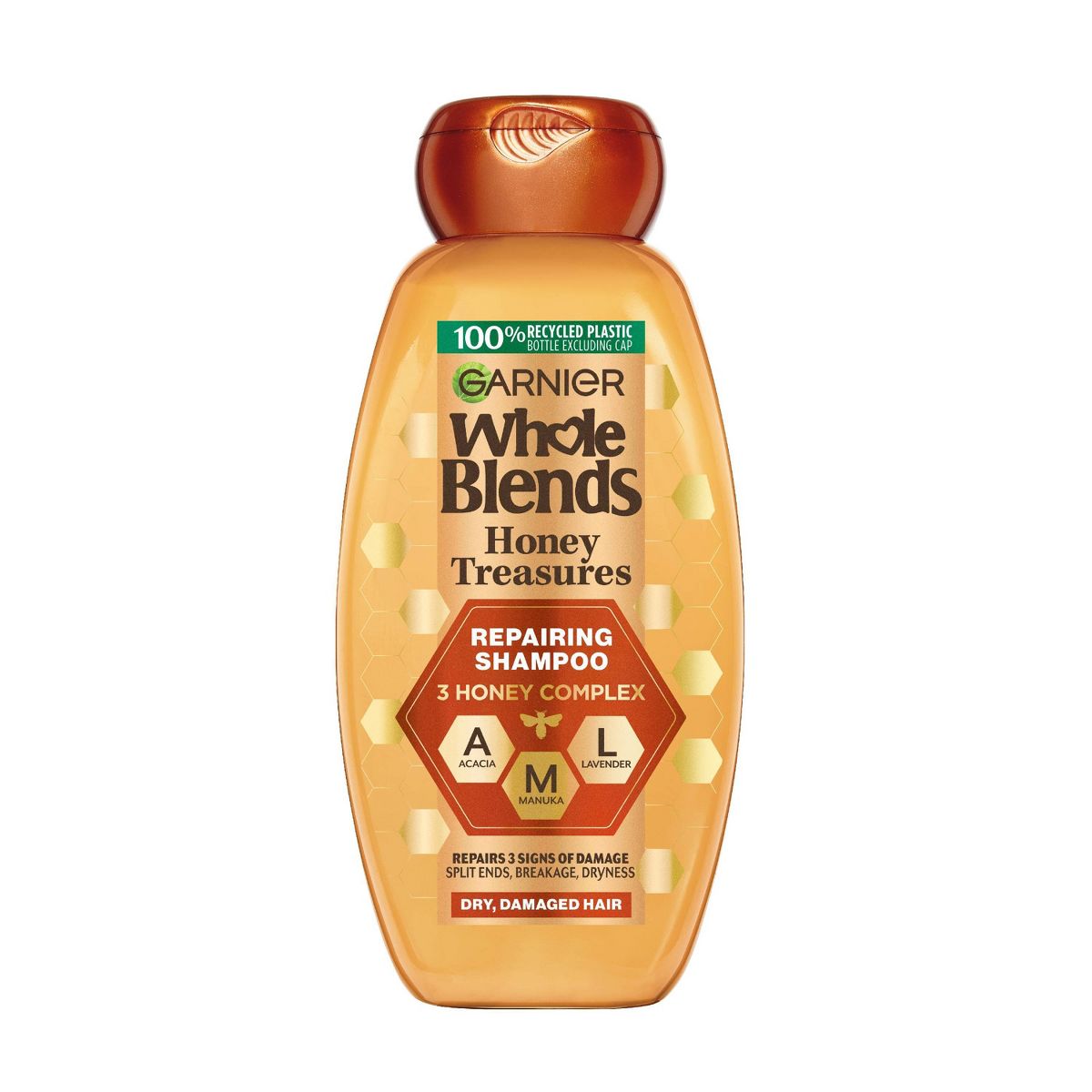 Garnier Whole Blends Honey Treasures Repairing Shampoo - 12.5 fl oz