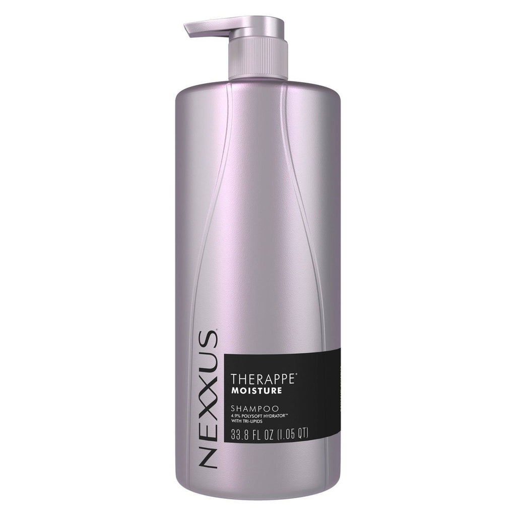 Nexxus Therappe Ultimate Moisture Shampoo for Dry Hair with Elastin Protein and Green Caviar - Silicone-Free - 33.8 fl oz