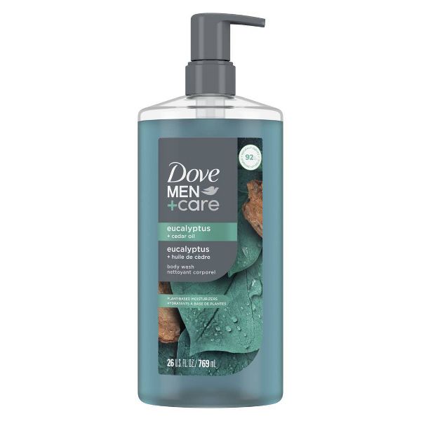 Dove Men+Care 26 fl oz Eucalyptus & Cedar Oil Body Wash + 26 fl oz Sandalwood & Cardamom Oil Body Wash