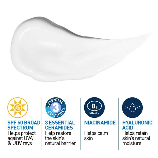 CeraVe Facial Moisturizing Lotion AM SPF50 - 3 fl oz