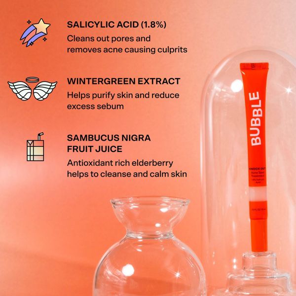 Bubble Skincare Knock Out Salicylic Acid Spot Treatment - 0.33 fl oz