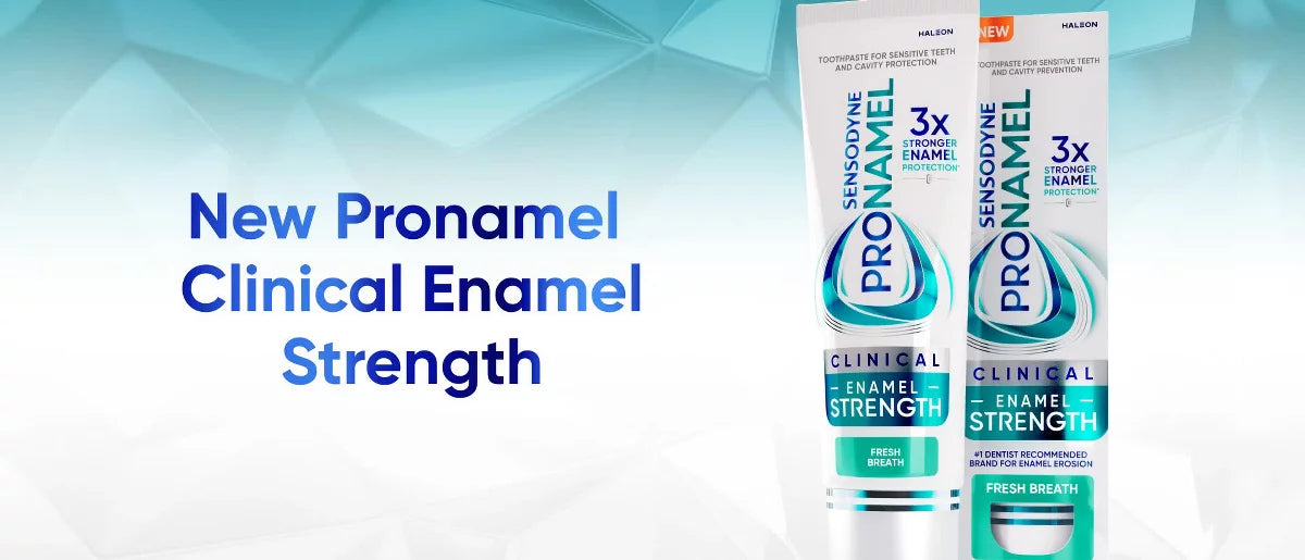 Sensodyne Pronamel Clinical Enamel Strength Toothpaste - Fresh Breath - 3.4oz