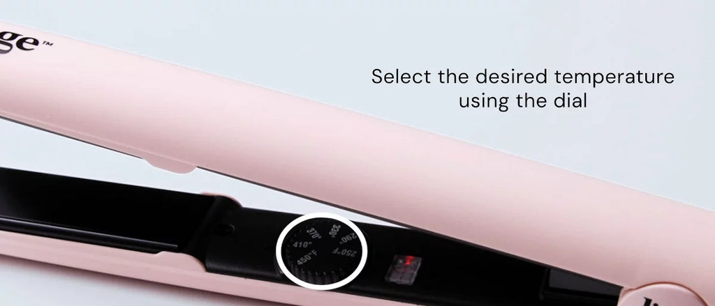 L'ange Hair Le Ceramique Flat Iron - Blush - 1"