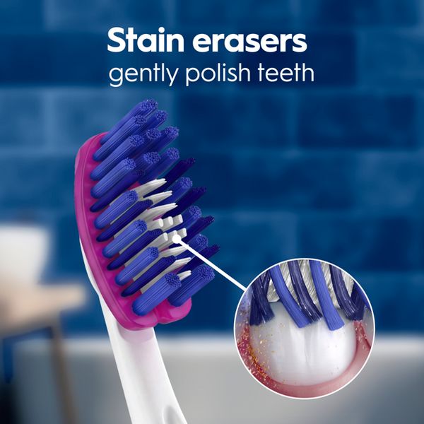 Oral-B Pro-Whitening Medium Bristle Manual Toothbrush - 4ct