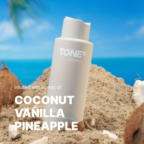 TONE Hydrating Body Wash with Long-Lasting Fragrance - Coconut - 500ml
