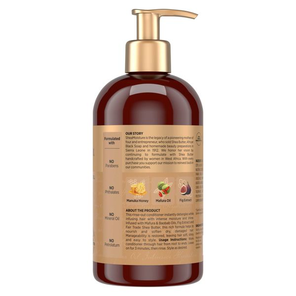 SheaMoisture Manuka Honey & Mafura Hair Oil Intensive Hydration Conditioner - 13 fl oz