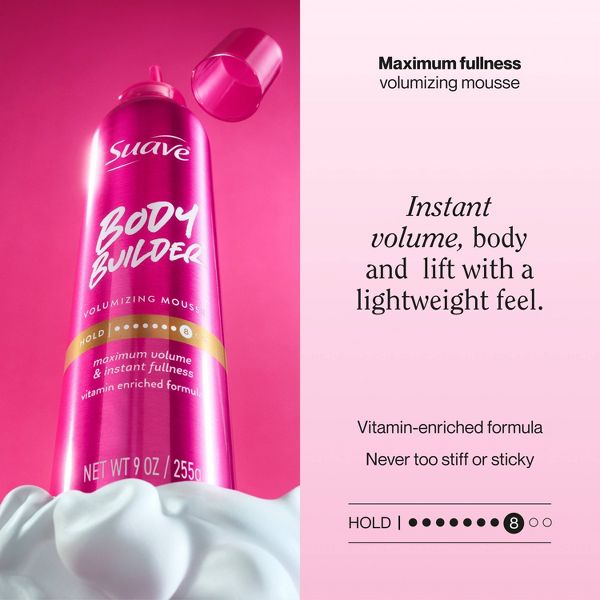 Suave Max Hold Volumizing Mousse - 9oz