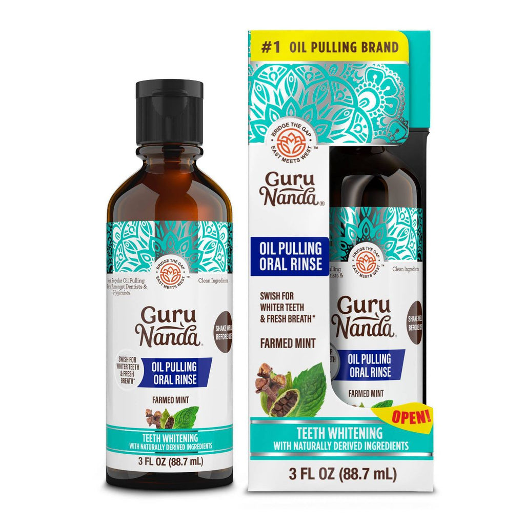 GuruNanda Cocomint Oil Pulling Oral Rinse - 3oz
