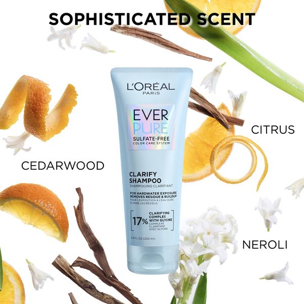 L'Oreal Paris EverPure Clarify Shampoo for Build Up - 6.8 fl oz