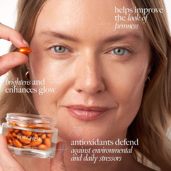 Borghese Power-C Firming and Brightening Face Serum Capsules - 50ct - Beauty Studio