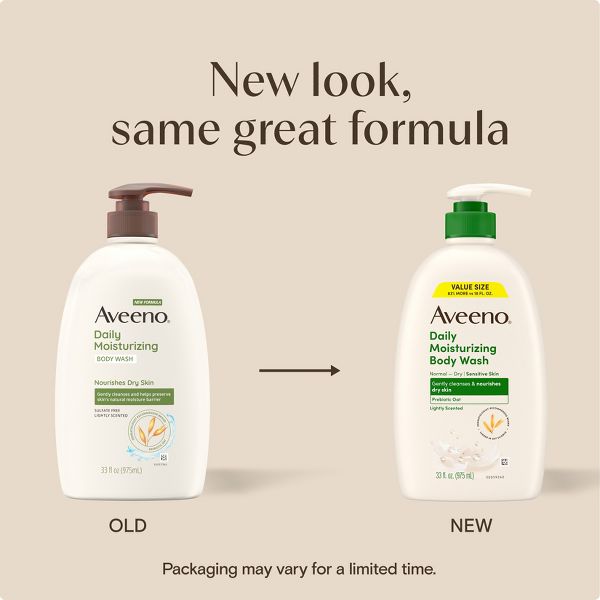 Aveeno Daily Moisturizing Body Wash with Soothing Oat - 33 fl oz