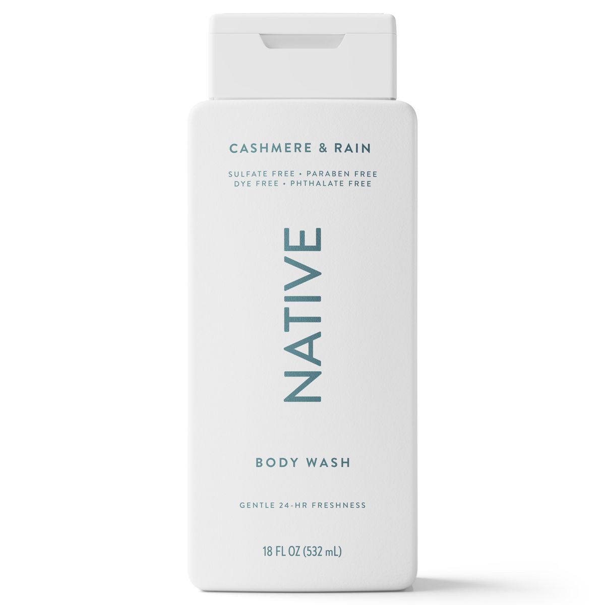 Native Body Wash for Men - Cashmere & Rain - Sulfate Free - 18 fl oz
