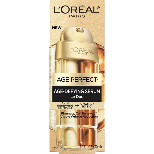 L'Oreal Paris Age Perfect Le Duo Skin Renewing & Vitamin C Serum - 1 fl oz