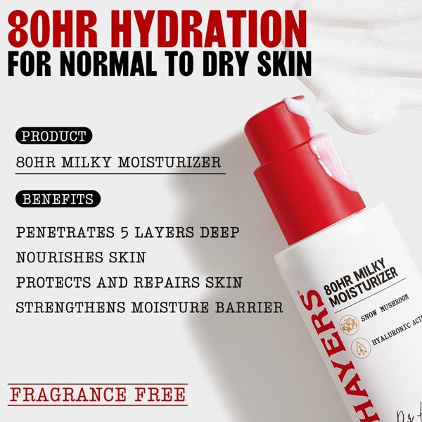 Thayers Natural Remedies 80 Hour Hydrating Milky Liquid Moisturizer with Hyaluronic Acid - 2.5 fl oz