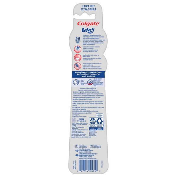 Colgate Kids Bluey Manual Toothbrush Extra Soft - 2ct