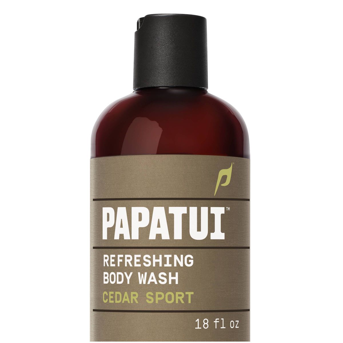Papatui Men's Sulfate-Free Exfoliating and Hydrating Body Wash - Cedar Sport - 18 fl oz