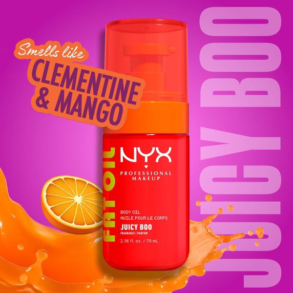 NYX Professional Makeup Fat Oil Body Oil with Vitamin E & Avocado Oil - Caramelt Mami - 0.68 fl oz