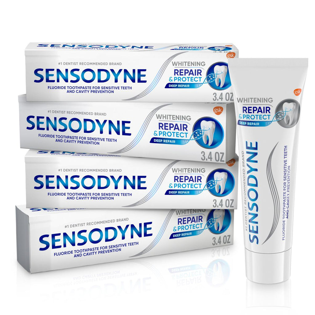 Sensodyne Repair & Protect Whitening Toothpaste - 3.4oz/4pk