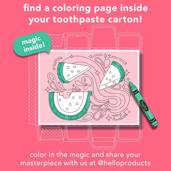 hello Kids' Watermelon Fluoride-Free Toothpaste - 4.2oz