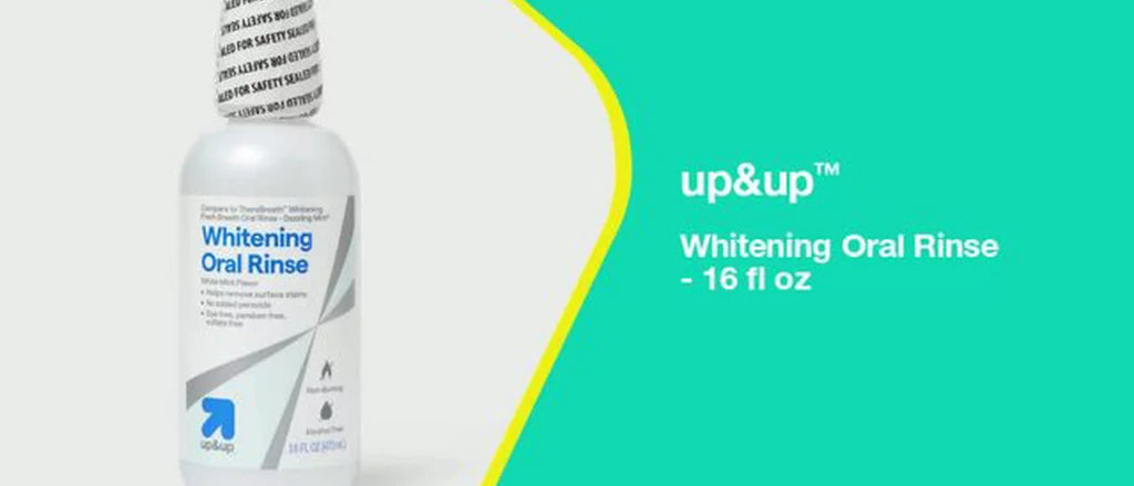 Whitening Oral Rinse -16 fl oz - up&up™