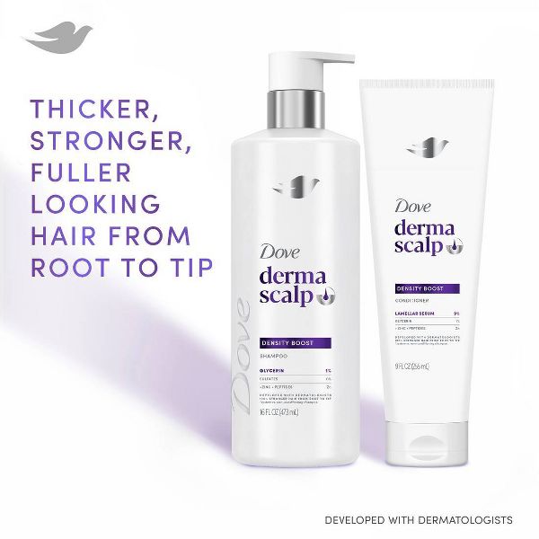 Dove Beauty Derma Scalp Density Boost Shampoo - 16 fl oz