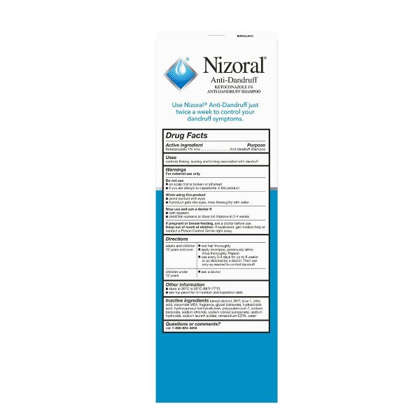 Nizoral Anti Dandruff Shampoo with 1% Ketoconazole, Clean Fresh Scent - 7 fl oz