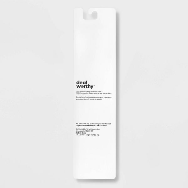 T&T Manual Toothbrush Soft - 2ct - White - Dealworthy™