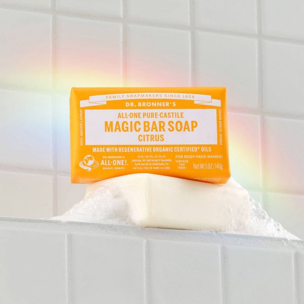 Dr. Bronner's All-One Pure-Castile Magic Bar Soap - Citrus - 5oz